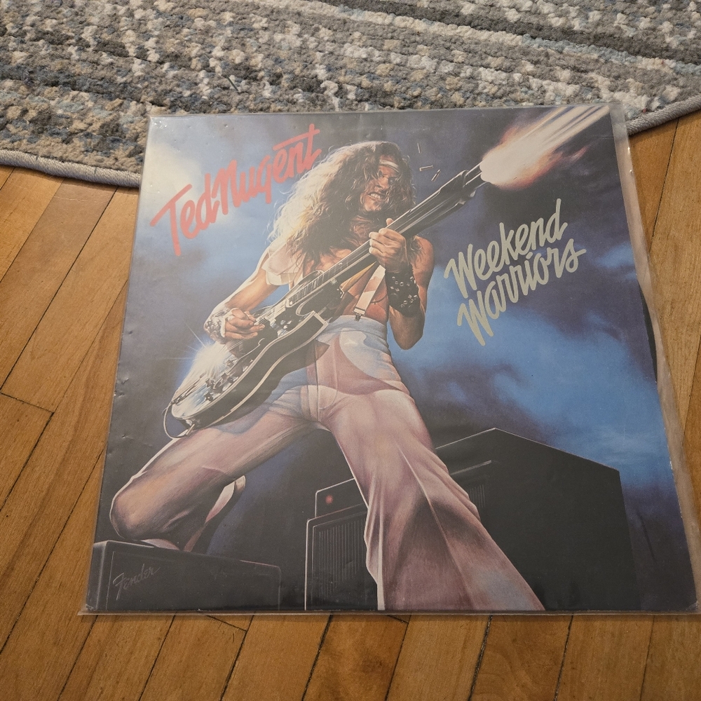 Ted Nugent Weekend warriors vintage vinyl record album pristine condition